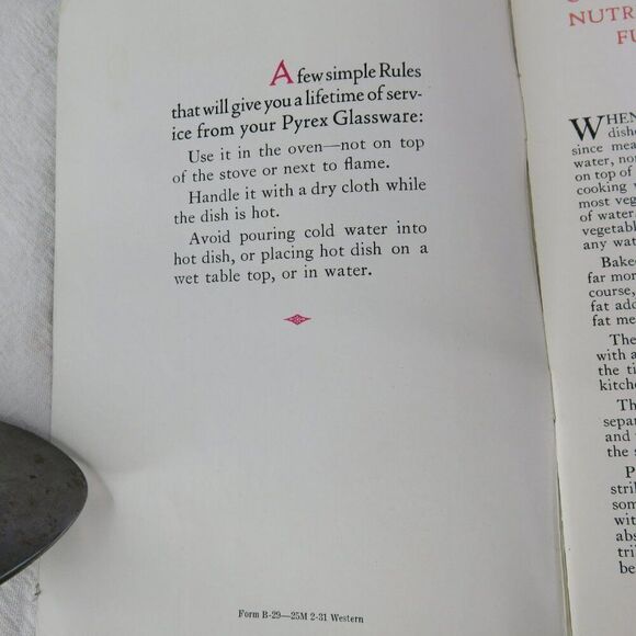 Vintage Pyrex Getting the Most Out of Foods Booklet Product Brochure Recipe - Picture 3 of 10